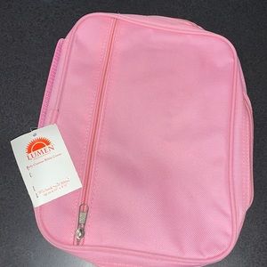 NWT Lumin pink canvas large bible case